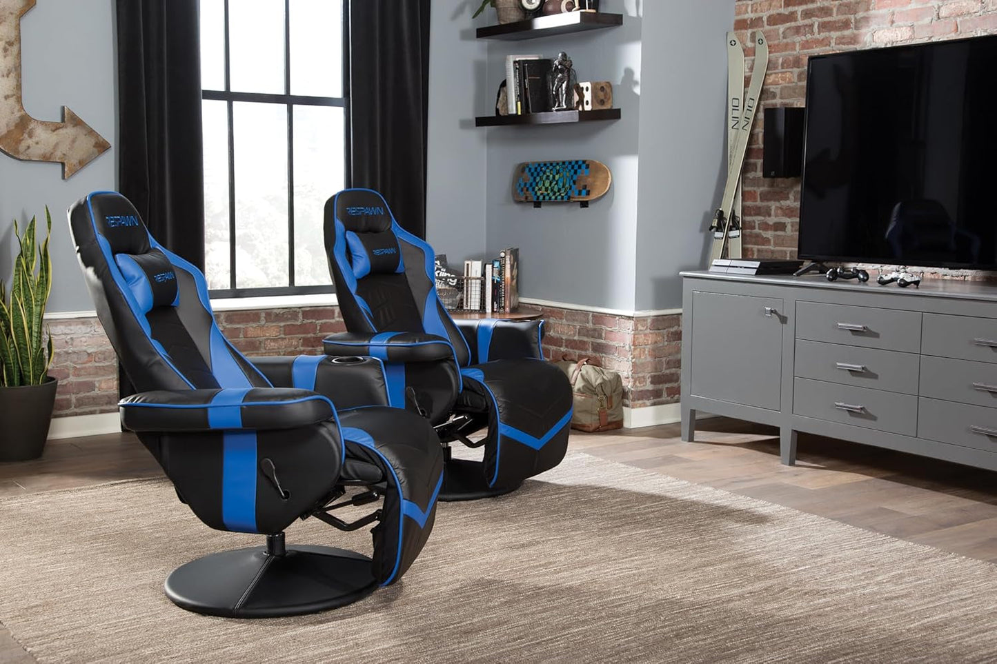 Office Gaming Recliner Chair with Cup Holder