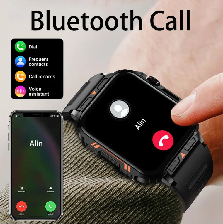 Waterproof Fitness Tracker Smartwatch For IOS & Android