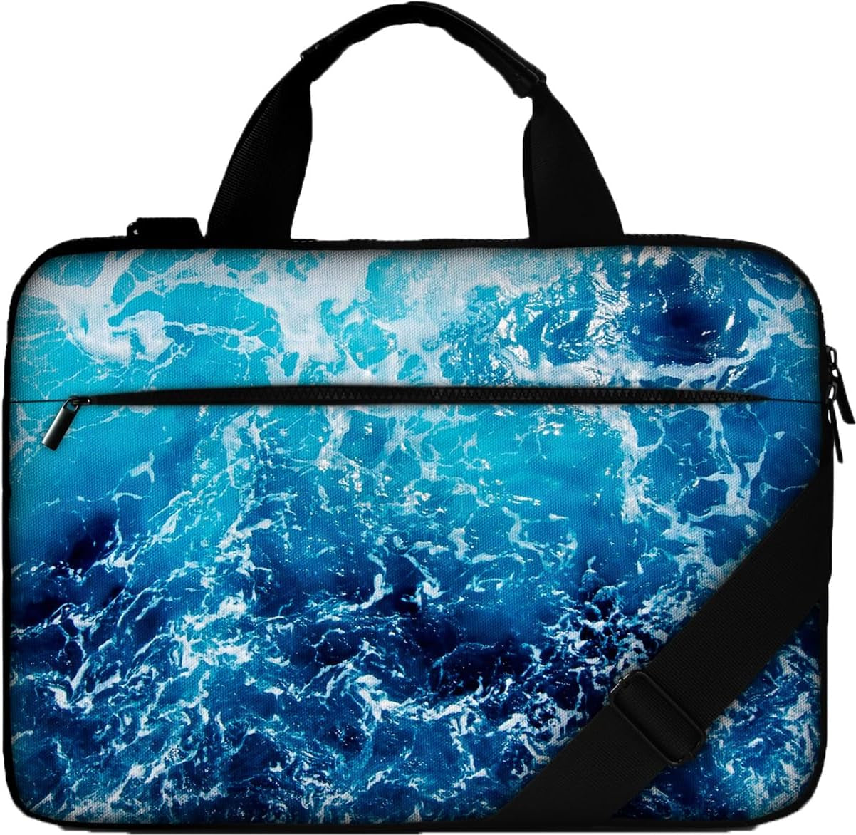 15" Laptop Shoulder Bag Carrying Holder 14.2" 15.4 Inch Computer Tablet Canvas Handbag Case Notebook Messenger Briefcase