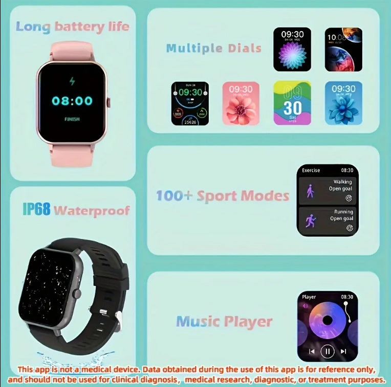 Waterproof Smart Watch For IOS & Android