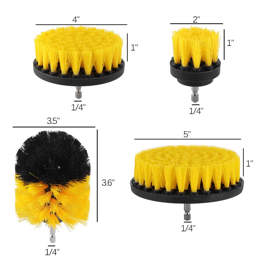 Detachable Cleaning Brush for Drill