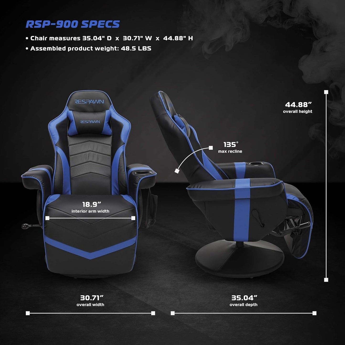 Office Gaming Recliner Chair with Cup Holder