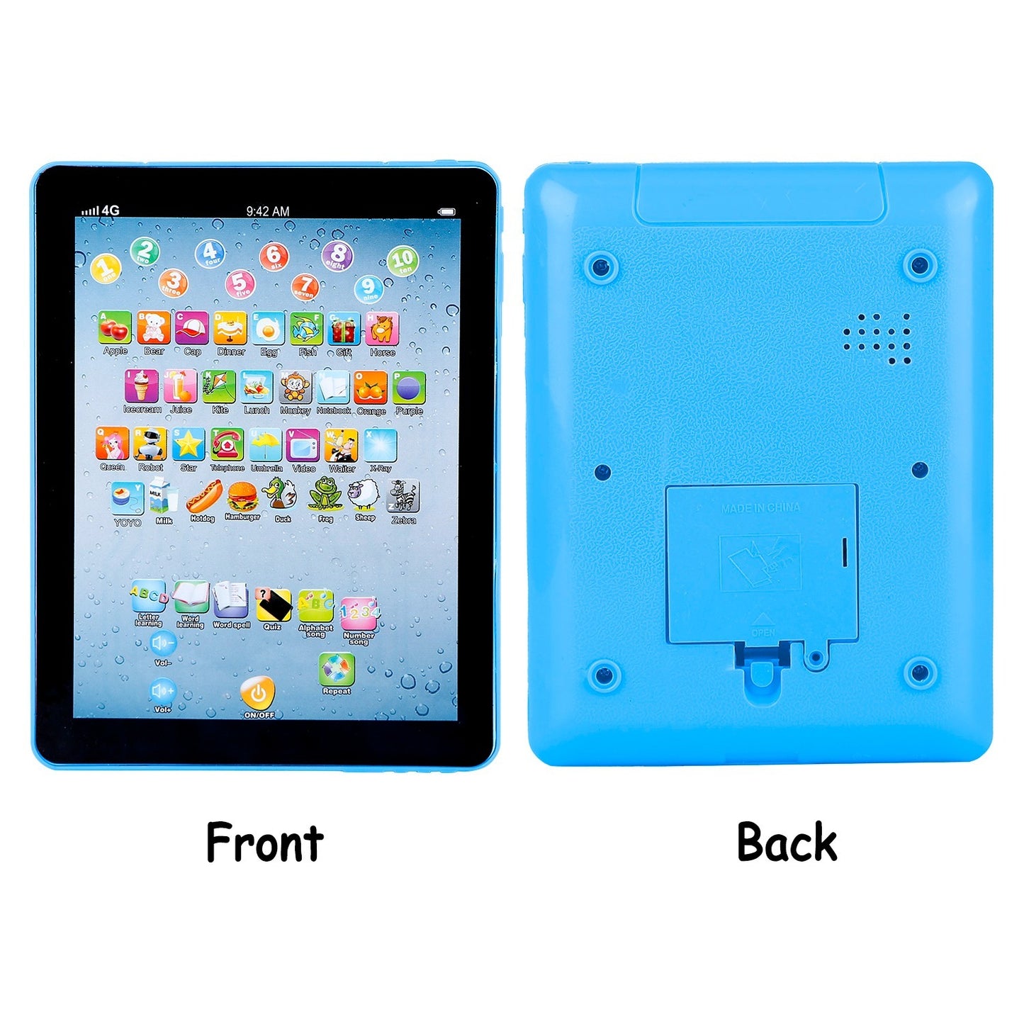 Kids Educational Tablet, Aged 1-6 Year Old Boys & Girls
