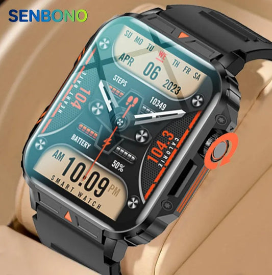 Waterproof Fitness Tracker Smartwatch For IOS & Android