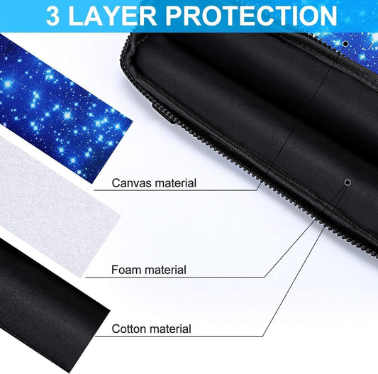 15" Laptop Shoulder Bag Carrying Holder 14.2" 15.4 Inch Computer Tablet Canvas Handbag Case Notebook Messenger Briefcase