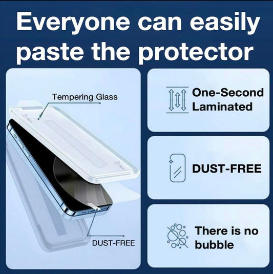 2 Pack Tempered Glass Anti Spy Privacy Screen Protector For Phone 14, 15 Plus, Pro, Pro Max