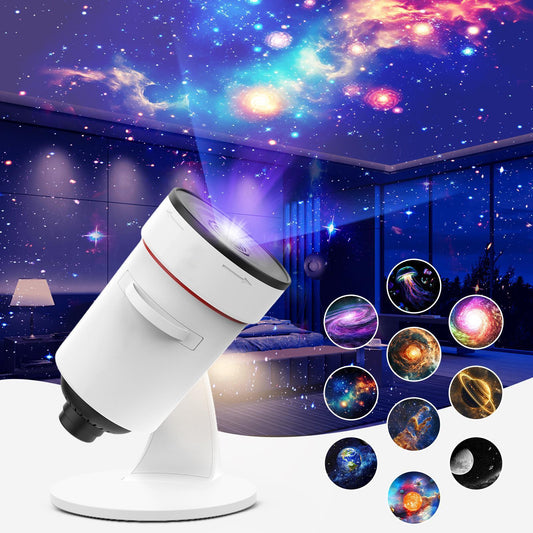 2025 Upgraded Version Galaxy Planet Projector HD High Brightness Wide Projection