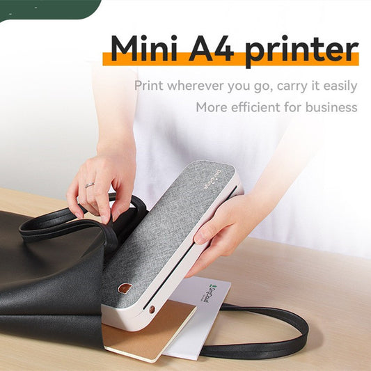 Mini A4 Printer Household Small Portable Ink-Free Error Machine