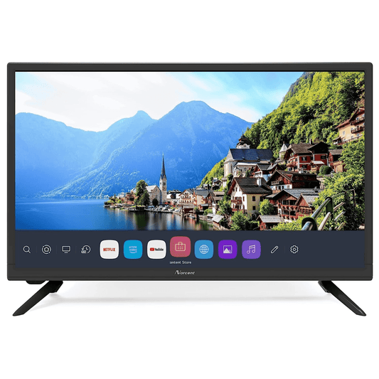 24 Inch HD Smart TV Wall-Mountable with Surround
